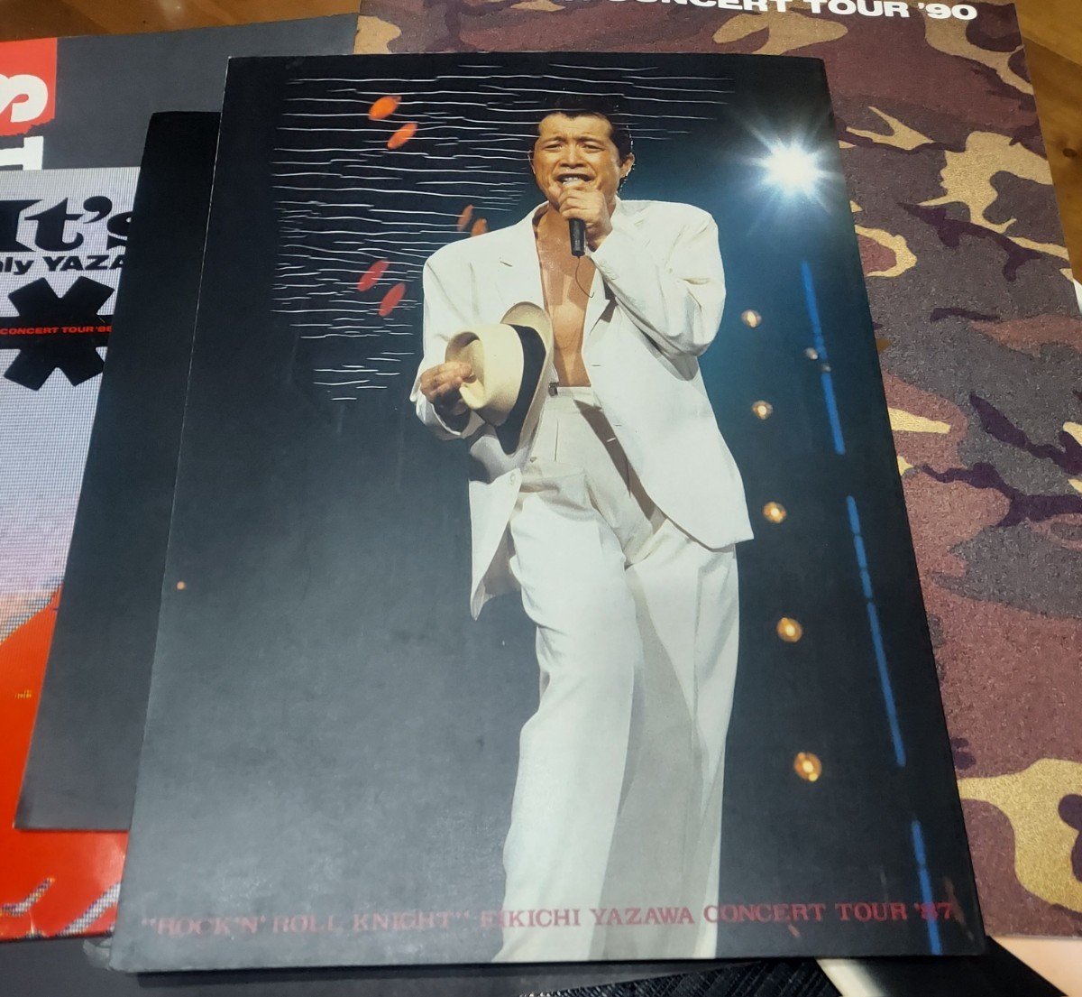 YAZAWA矢沢永吉1987年コンサート ツアー パンフレット ROCK'N ROLL KNIGHT (ロックン・ロール・ナイト)_画像2
