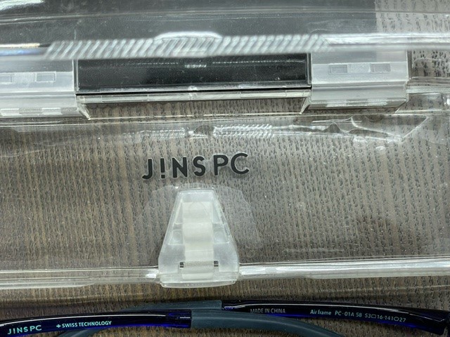 JINS　PC　ブルー　美品_画像4