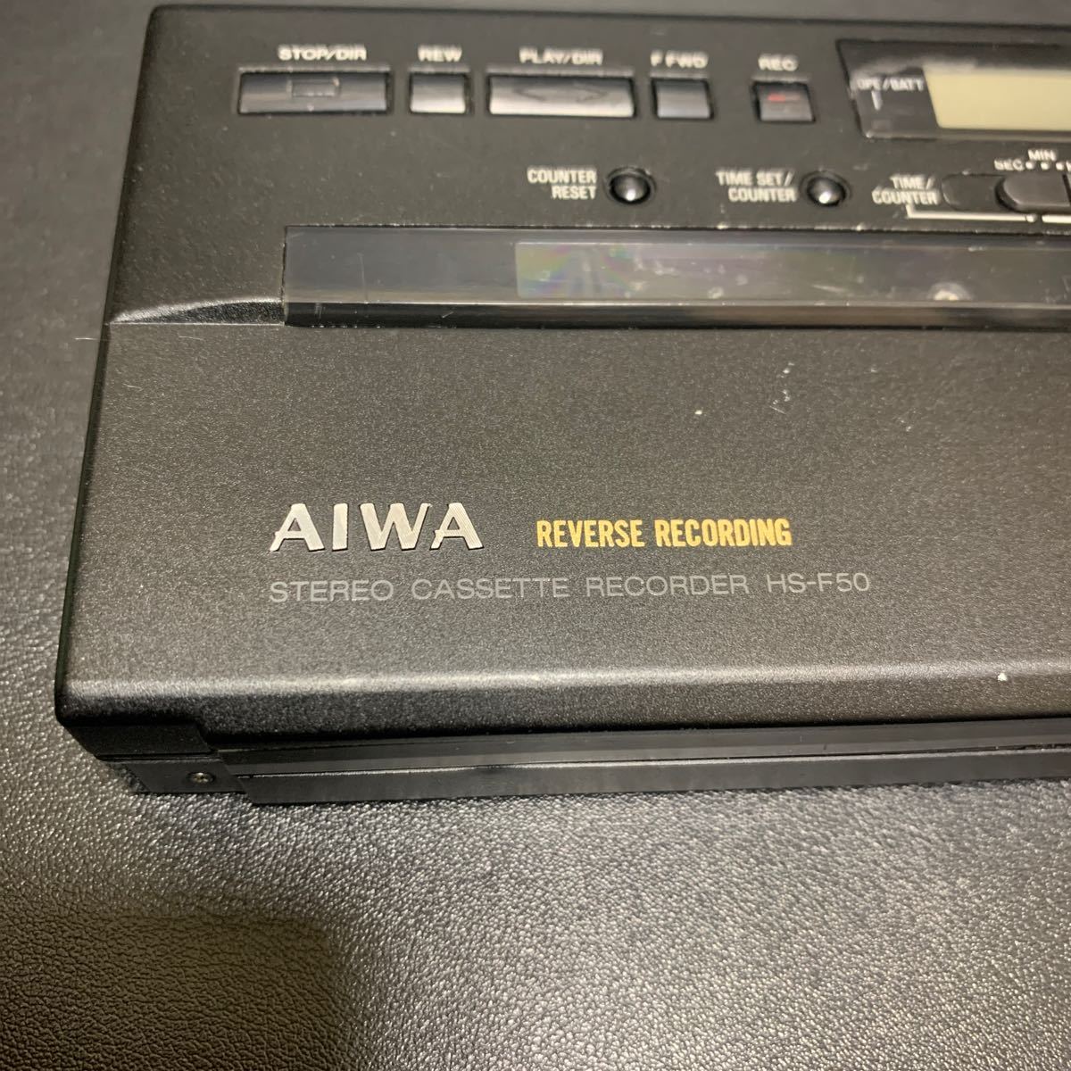 2# AIWA アイワHS-F50 ポータブルカセットプレーヤー/カセットレコーダーウォークマン 中古　未確認　現状品　ジャンク　1円スタート_画像2