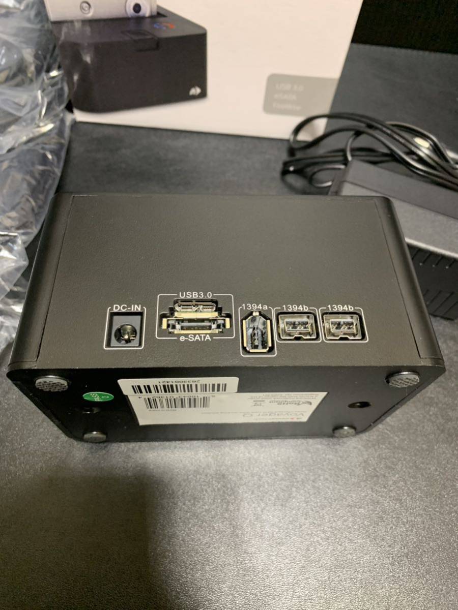 NewerTech Voyager Q 2.5/3.5インチ SATAドライブドック USB 3.0 裸族のお立ち台 FireWire 800/400 & USB3 美品　_画像6