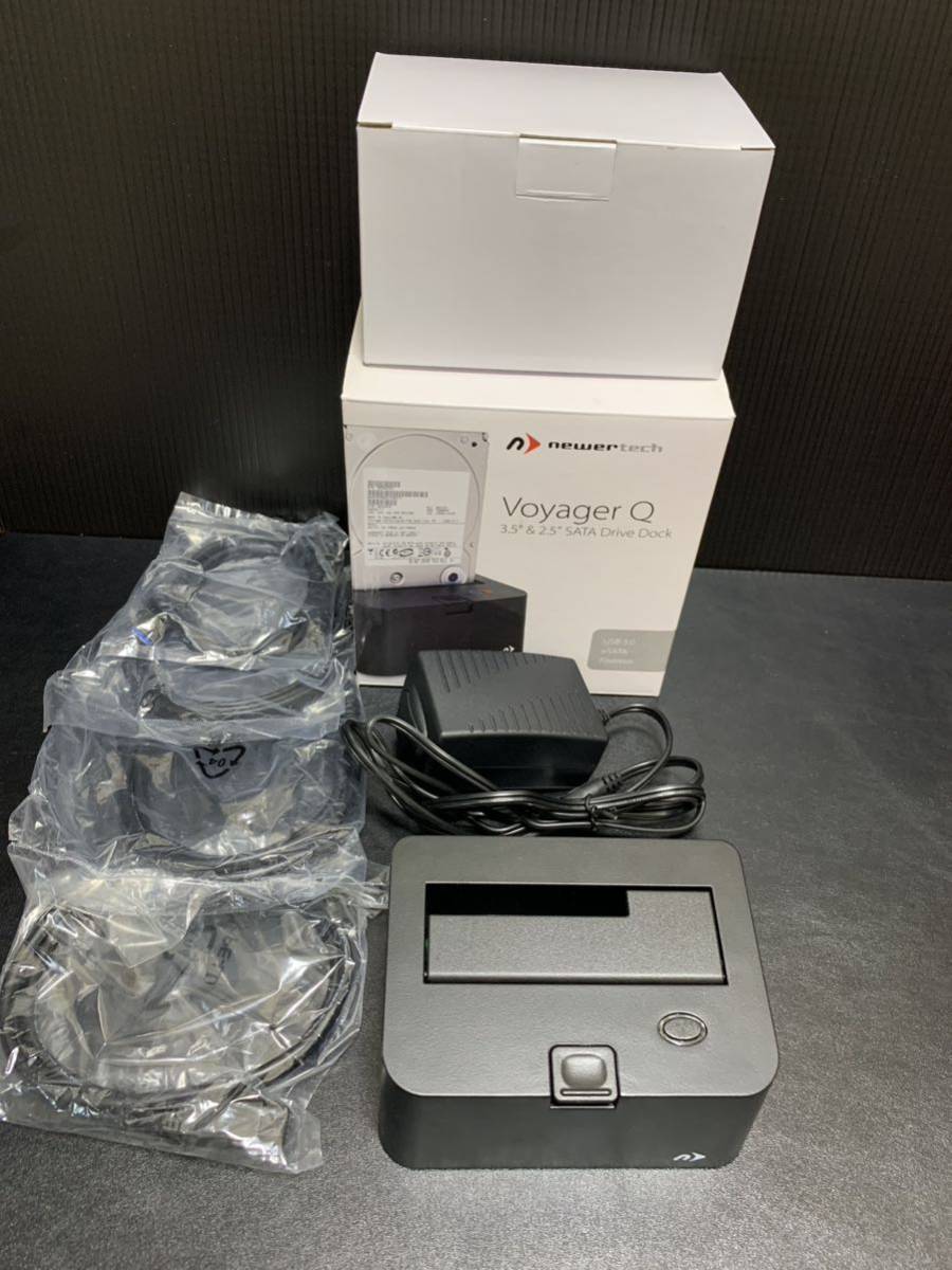 NewerTech Voyager Q 2.5/3.5インチ SATAドライブドック USB 3.0 裸族のお立ち台 FireWire 800/400 & USB3 美品　_画像1