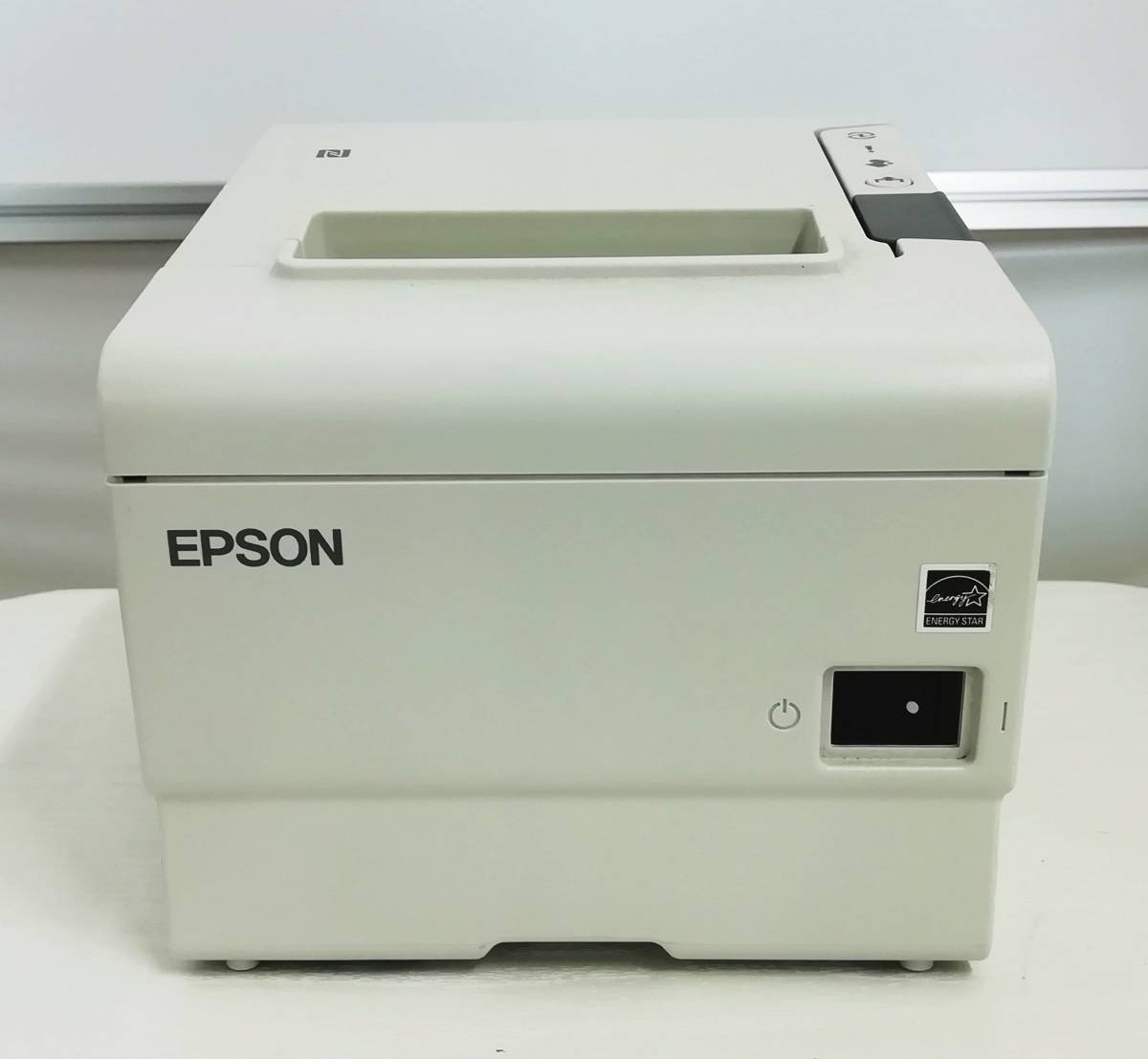 ▼■【交換用サブ機として】EPSON/エプソン TM-T88VI MODEL M338A ホワイト レシートプリンタ USB/LAN/RS-232 ACアダプタ欠品【H23101907】_画像2