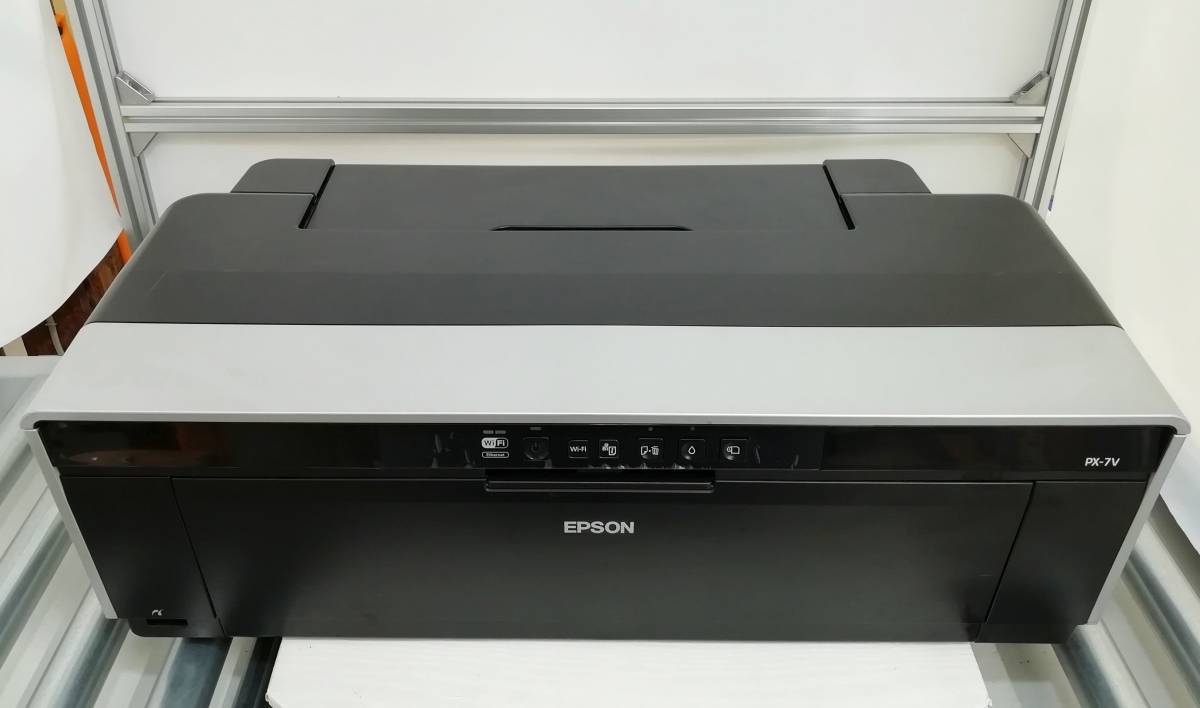 【ジャンク】EPSON/エプソン プロセレクション インクジェット プリンター PX-7V ヘッドあり 通電確認のみ 修理/パーツ/部品【H23112223】_画像6