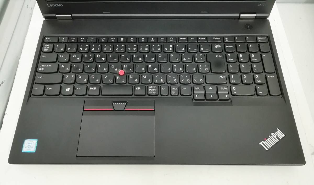 Lenovo/レノボ ThinkPad L570 Core i5 6200U メモリ8GB 新品SSD 2.5インチ256GB Windows 10 Pro 64bit Bluetooth WEBカメラ【H23112217】_画像3