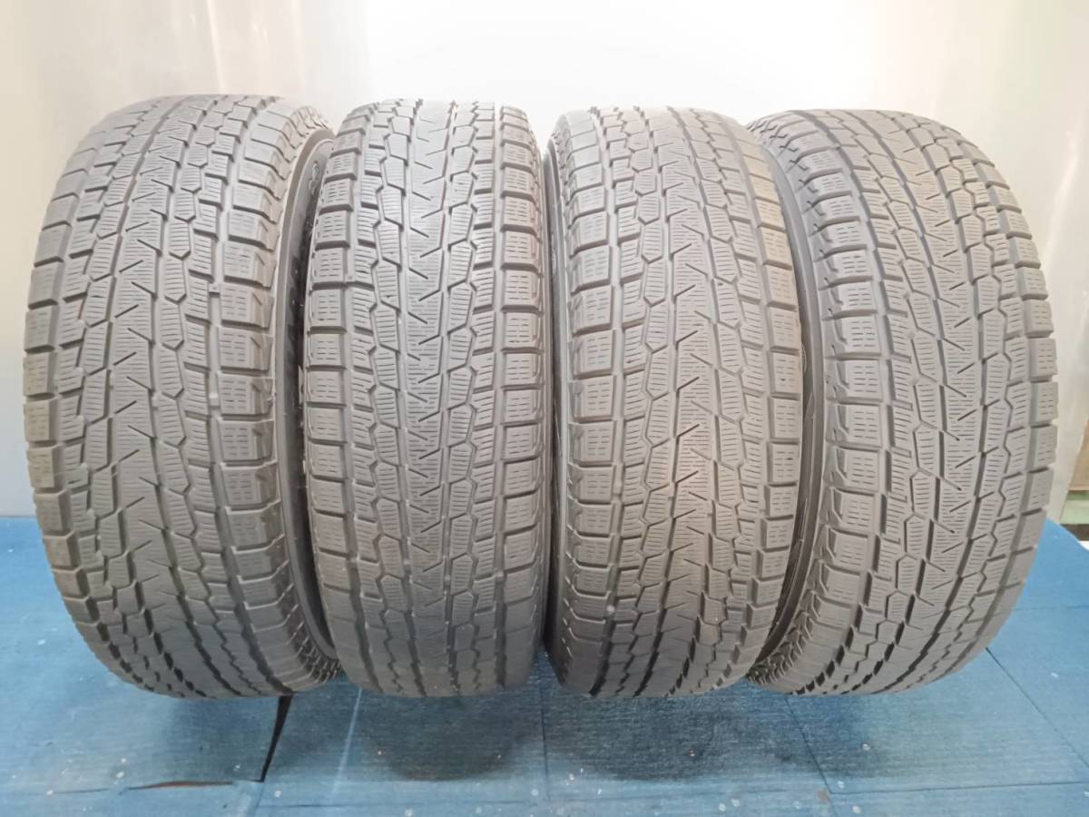 ★8-8.5分山★18年製★ ヨコハマiceGUARD GO75 215/70R15　社外ホイール 15×6J +45 5H-114.3 4本セット スタッドレス　A914_画像2