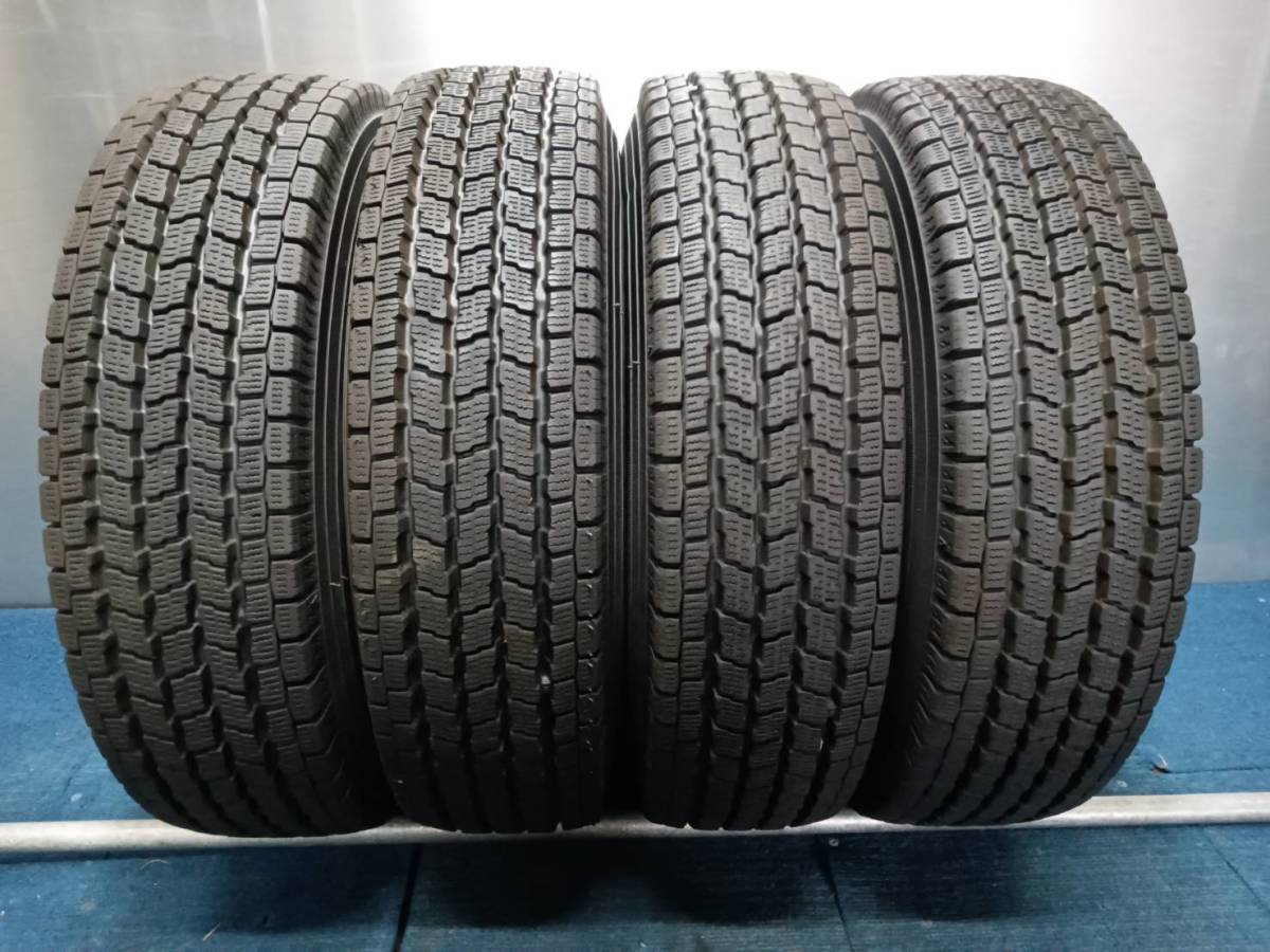 ★8.5-9分山★21年製★ ヨコハマiceGUARD iG91 145/80R12 80/78N LT　ダイハツ純正スチール 12×4J 4H-100 4本セット スタッドレス　A916_画像2