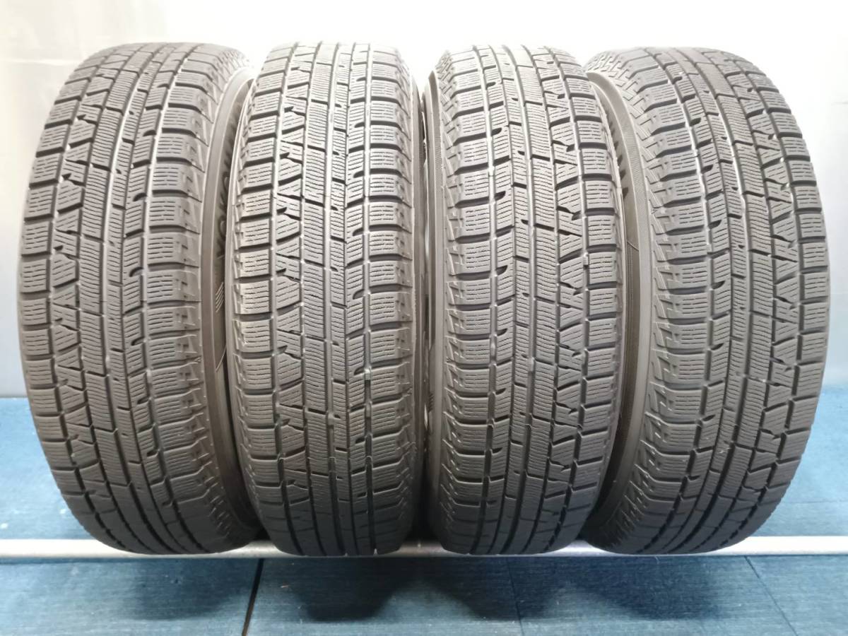 ★9分山★18年製★ ヨコハマiceGUARD iG50+ 165/70R14 社外ホイール 14×5.5J +50 4H-100 4本セット スタッドレス A986の画像2