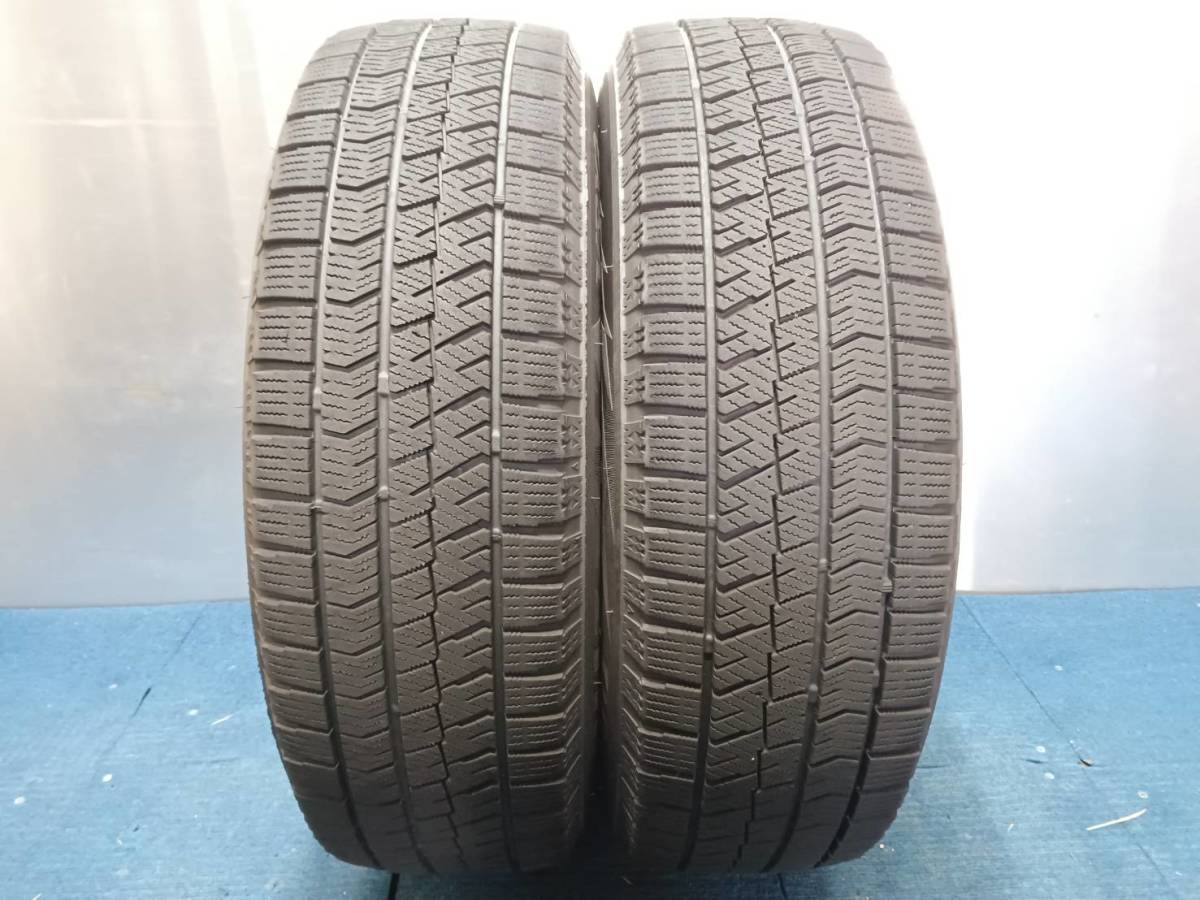 ★7-8分山★19年製★ ブリヂストン VRX2 185/65R15　社外ホイール 15×5.5J +42 4H-100 4本セット スタッドレス アクア・デミオ等　A1076_画像8