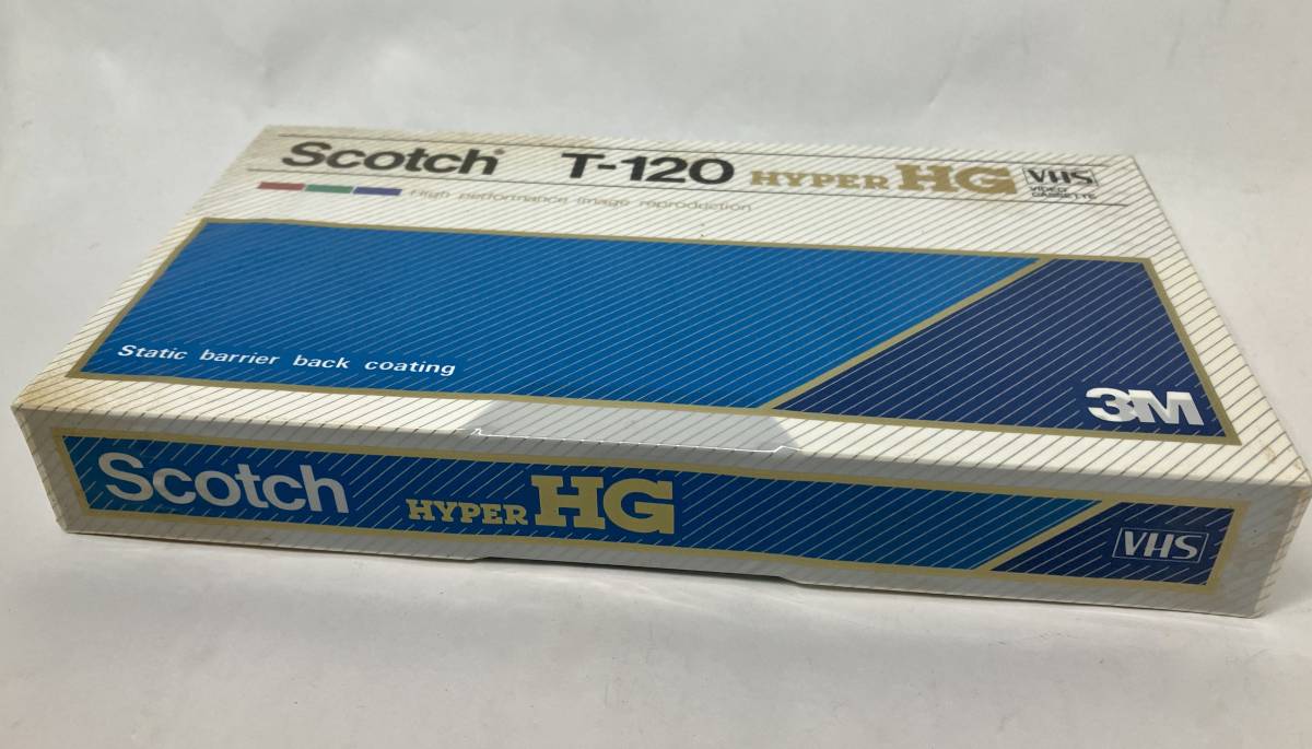 未開封★Scotch Hyper HG T-120 VHSビデオテープ★スコッチ★当時もの レア★1980’s_画像3