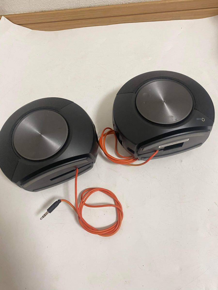 動作OK JBL Pebbles バスパワードスピーカー ペアスピーカー_画像3