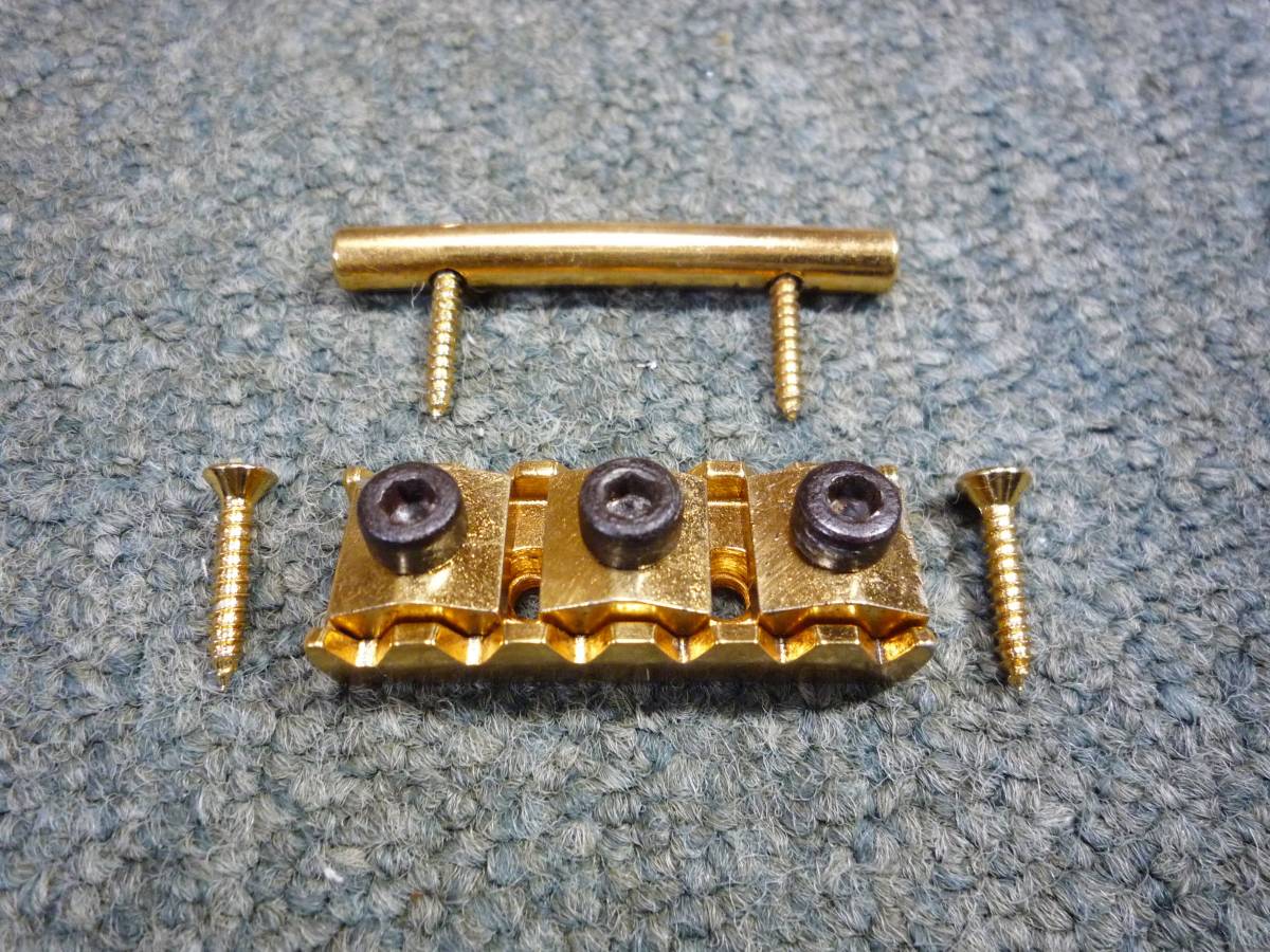 1990年代製 Floyd Rose R2 Lock Nut & テンションバー GOLD Made in Germany フロイドローズ ロックナット ゴールド_画像1