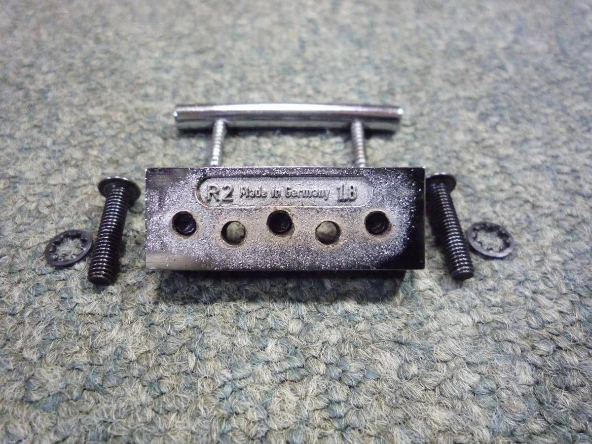 1987年製 Floyd Rose R2 Lock Nut & テンションバー Chrome Made in Germany フロイドローズ ロックナット クローム 裏留め ドイツ製_画像4