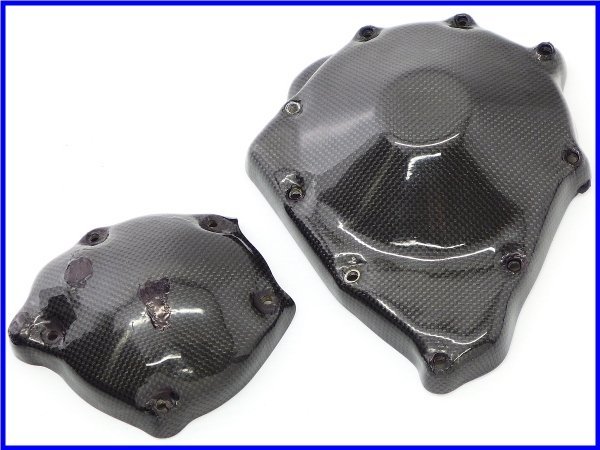 ★ 《M1》良品♪GSF1200/S(GV75A) カーボンカバー左右set♪GSX-R1100の画像3