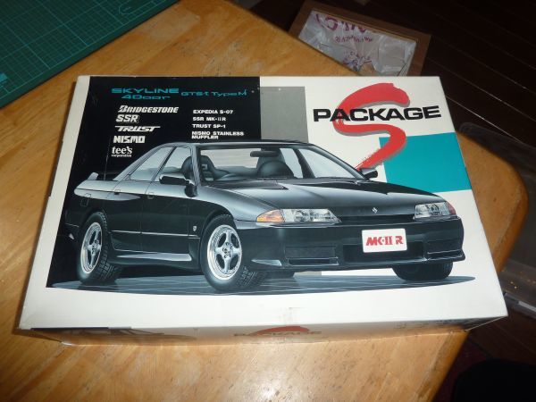 1/24 R32スカイライン 4ドア GTS-t Type M アオシマ　Ｓパッケージ　Ｓ Package 日産　ニッサン　M型_画像1