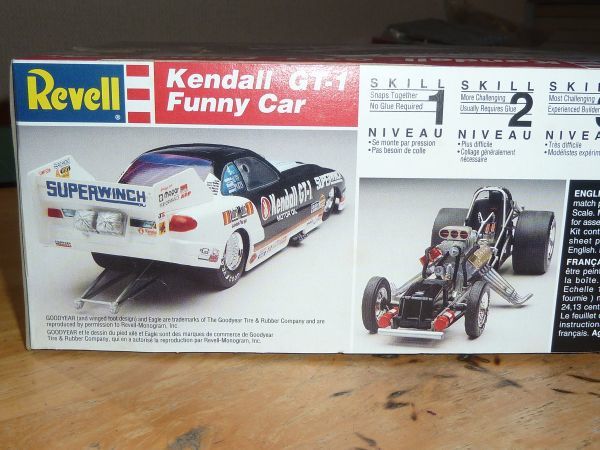 1/24　チャックエッチェルズ ケンドル GT-1 ファニーカー　ダッジ アベンジャー レベル Kendall GT-1 Funny Car Revell Dodge Avenger_画像4