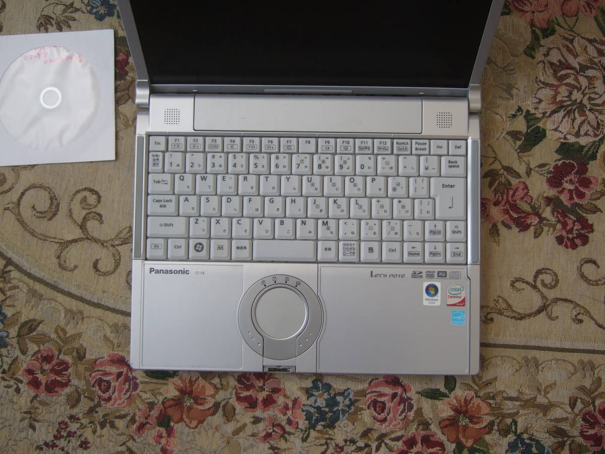 きれい XP Panasonic CF-Y8 Core2 .00GHz/250GB/2GB/Combo/office2007_画像4