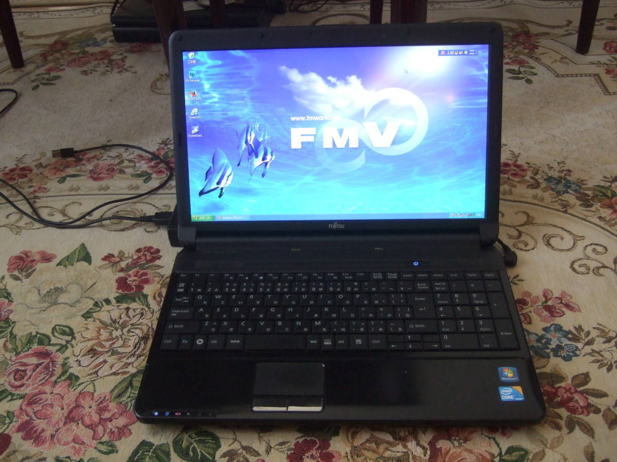 きれい XP 富士通 LIFEBOOK AH530/3A FMVA533AB Core i3 2.26GHz office2007 3GB 250GB Multi