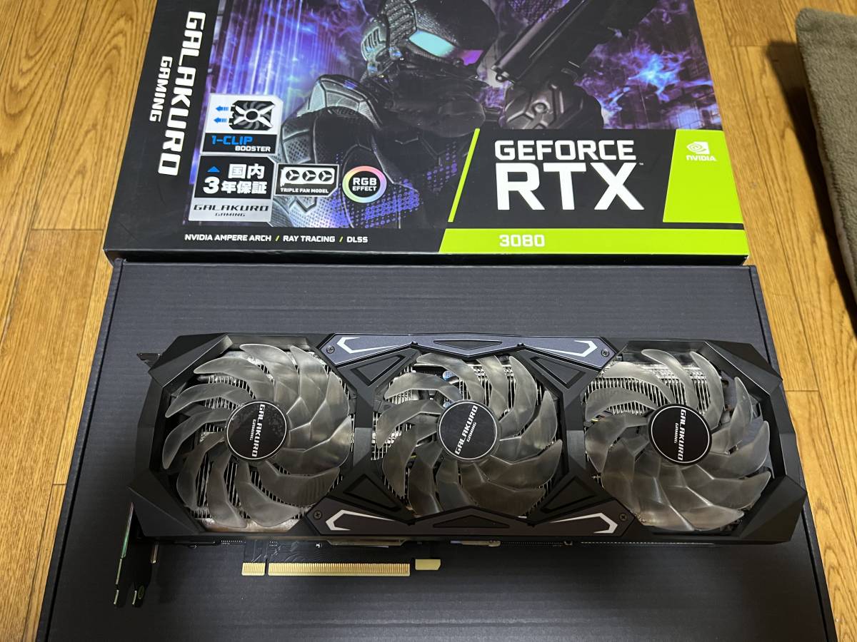 GALAKURO GAMING GeForce RTX 3080 10GB　ジャンク 起動可_画像1