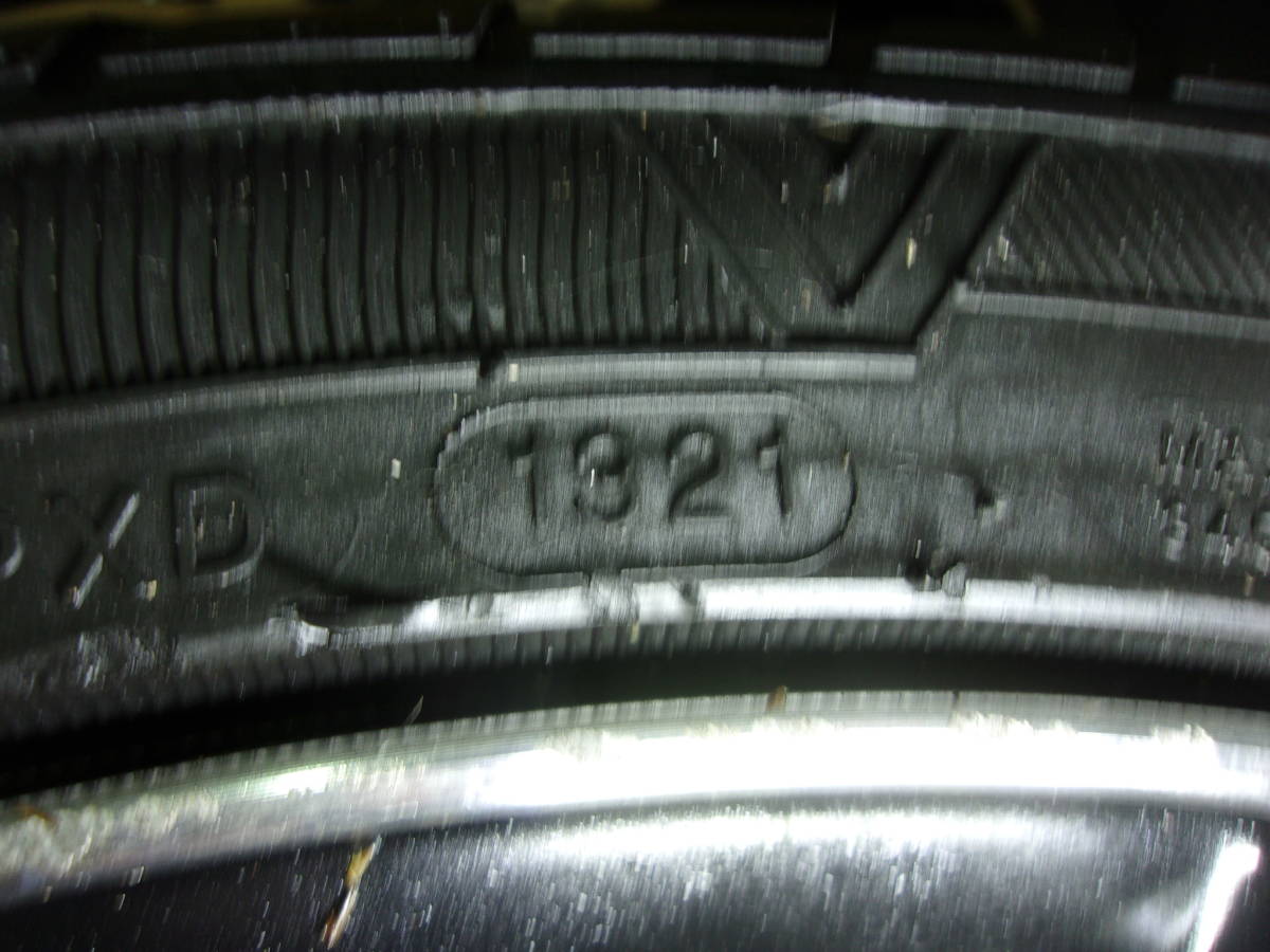 L-1810アルミホイル屋　１８×７Ｊ　タイヤ付き４本⑪　　　　　本州送料込み_画像4