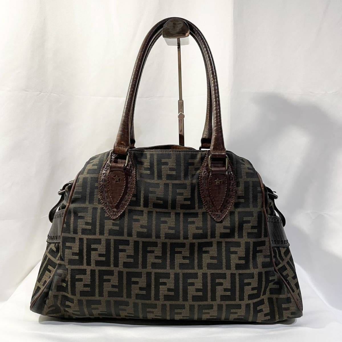 正規品 FENDI フェンディトートバッグ FF ズッカ柄 エトニコ