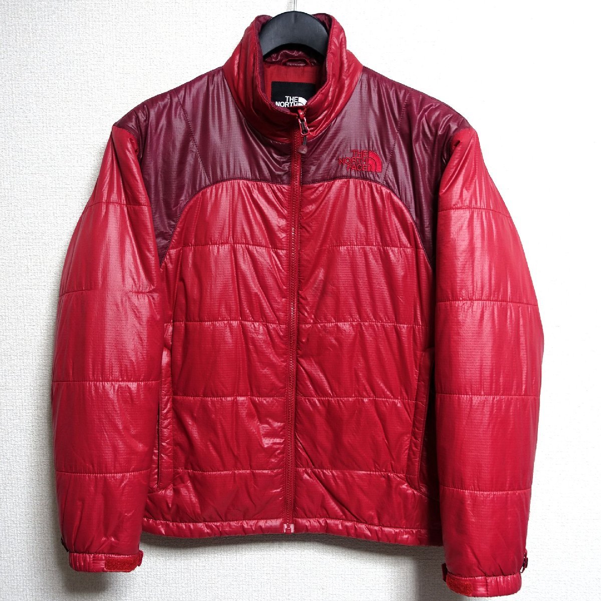 THE NORTH FACE ノースフェイス 中綿ジャケット メンズ Sサイズ 正規品 レッド Z1153_画像1