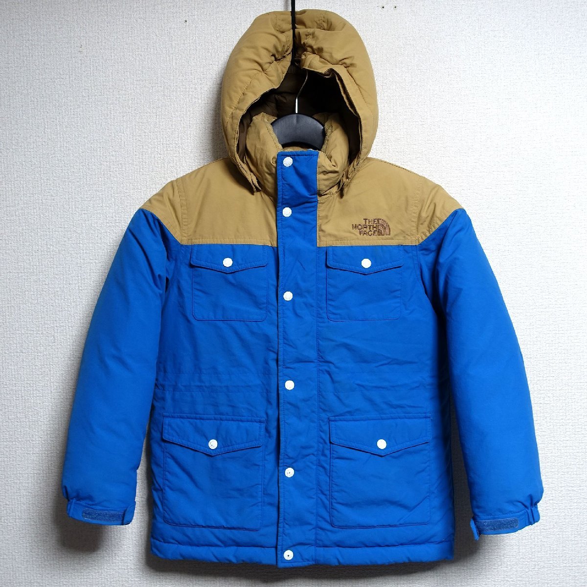 THE NORTH FACE ノースフェイス ダウンジャケット キッズ 130サイズ 正規品 ブルー Z1155_画像1