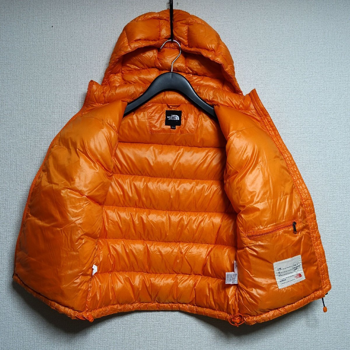 THE NORTH FACE ノースフェイス ダウンジャケット 700FP キッズ 130サイズ 正規品 オレンジ Z530_画像3