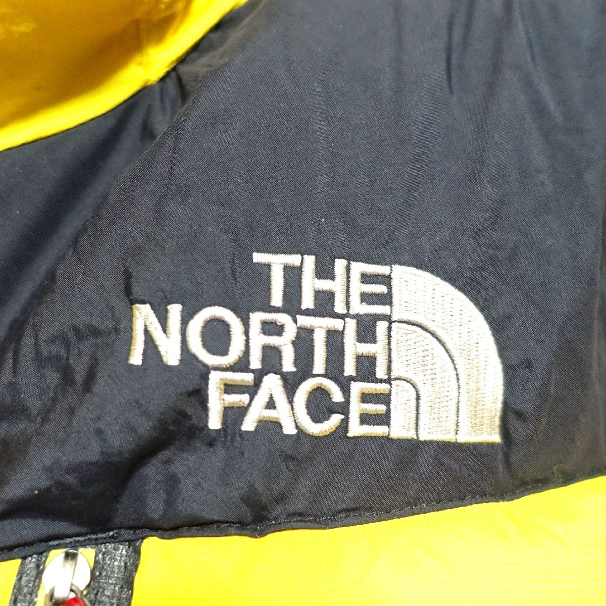 THE NORTH FACE ノースフェイス サミットシリーズ ハイベント ダウンジャケット 800FP メンズ Mサイズ 正規品 イエロー Z597_画像4