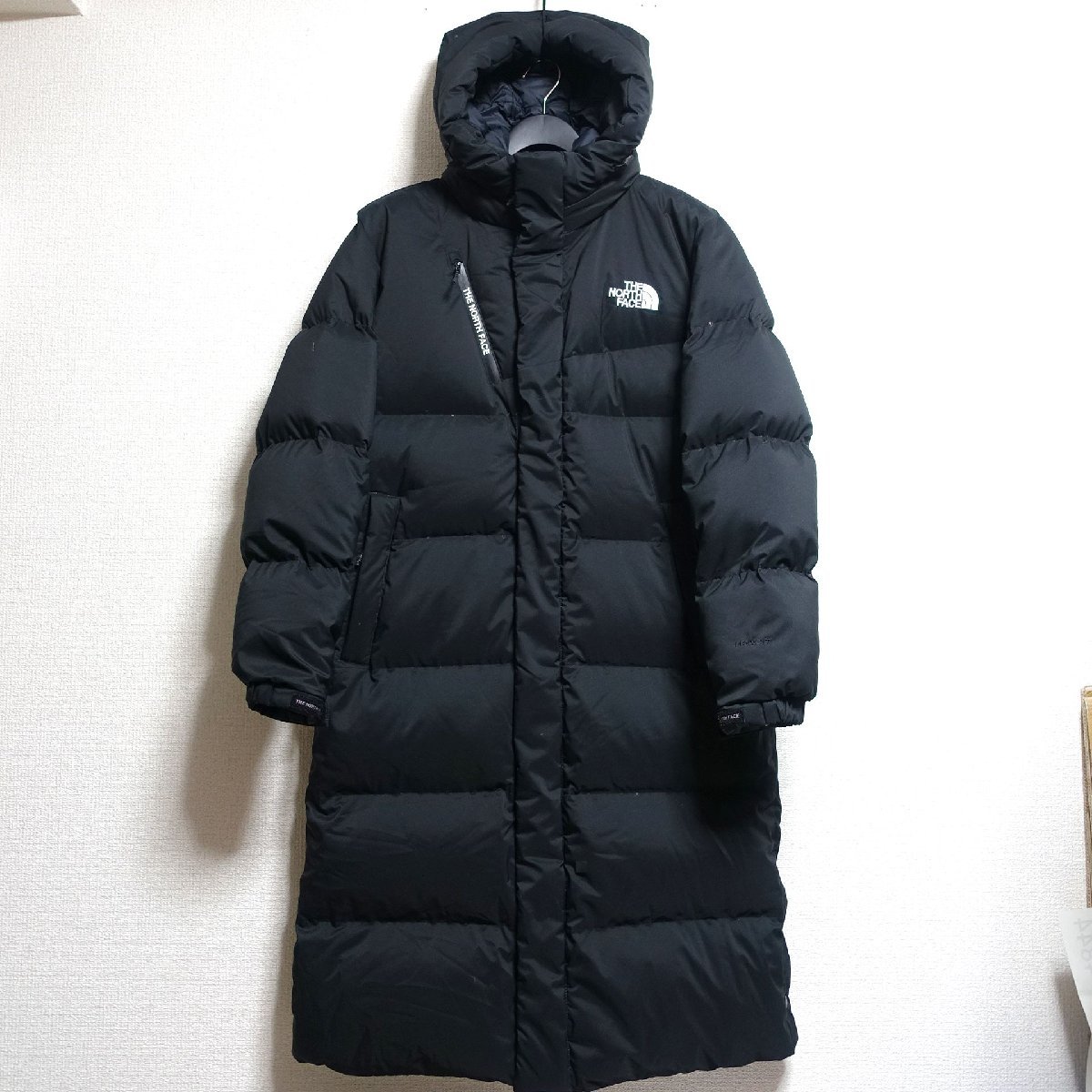 THE NORTH FACE ノースフェイス ドライベント ダウンコート ロング ダウンジャケット メンズ XLサイズ 正規品 ブラック Z1242_画像1