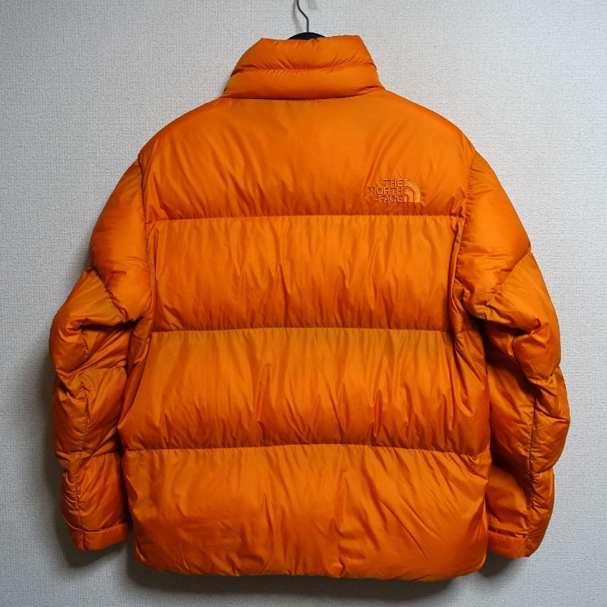 THE NORTH FACE ノースフェイス 中綿ジャケット メンズ Lサイズ 正規品 オレンジ イエロー Z1221_画像2