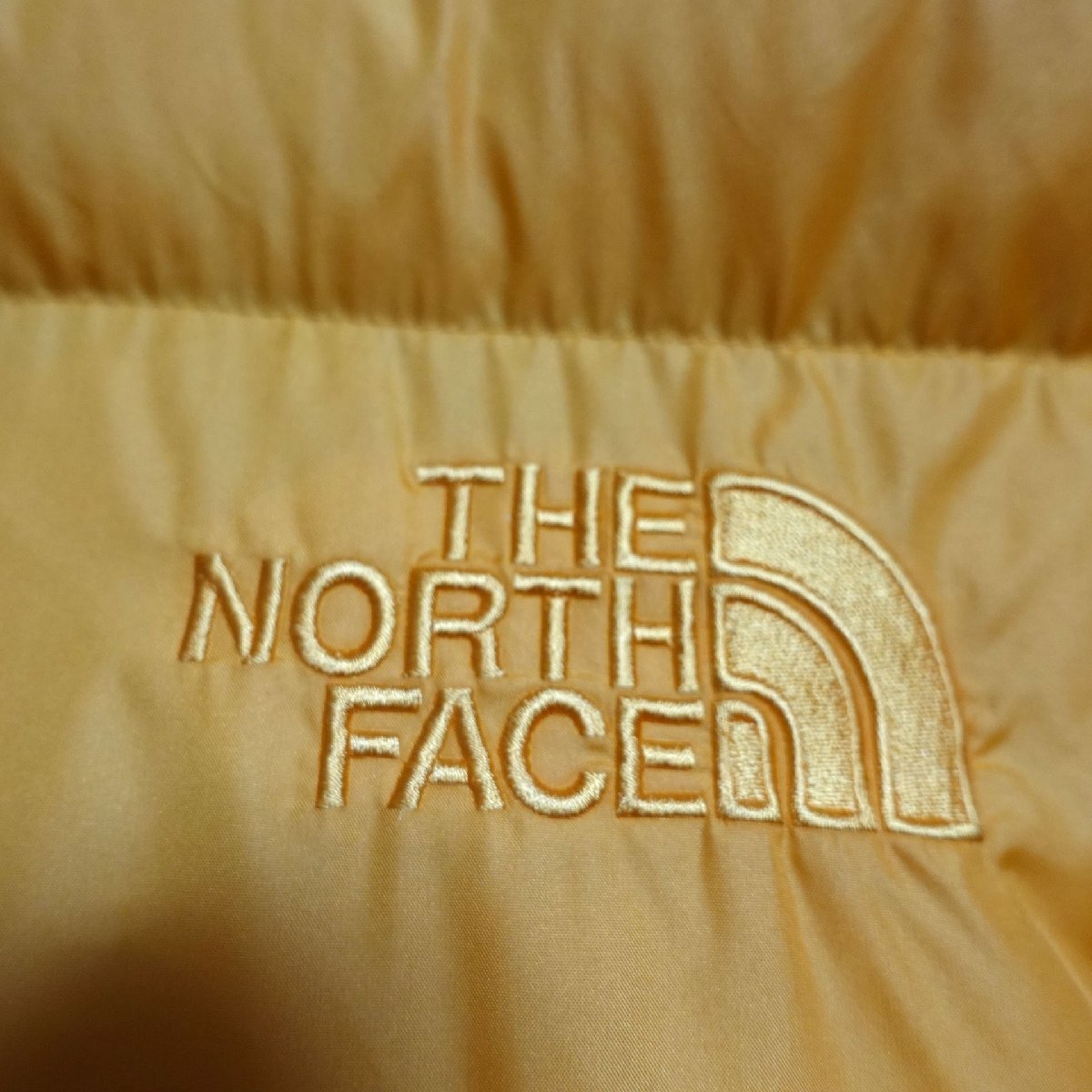 THE NORTH FACE ノースフェイス 中綿ジャケット メンズ Lサイズ 正規品 オレンジ イエロー Z1221_画像4