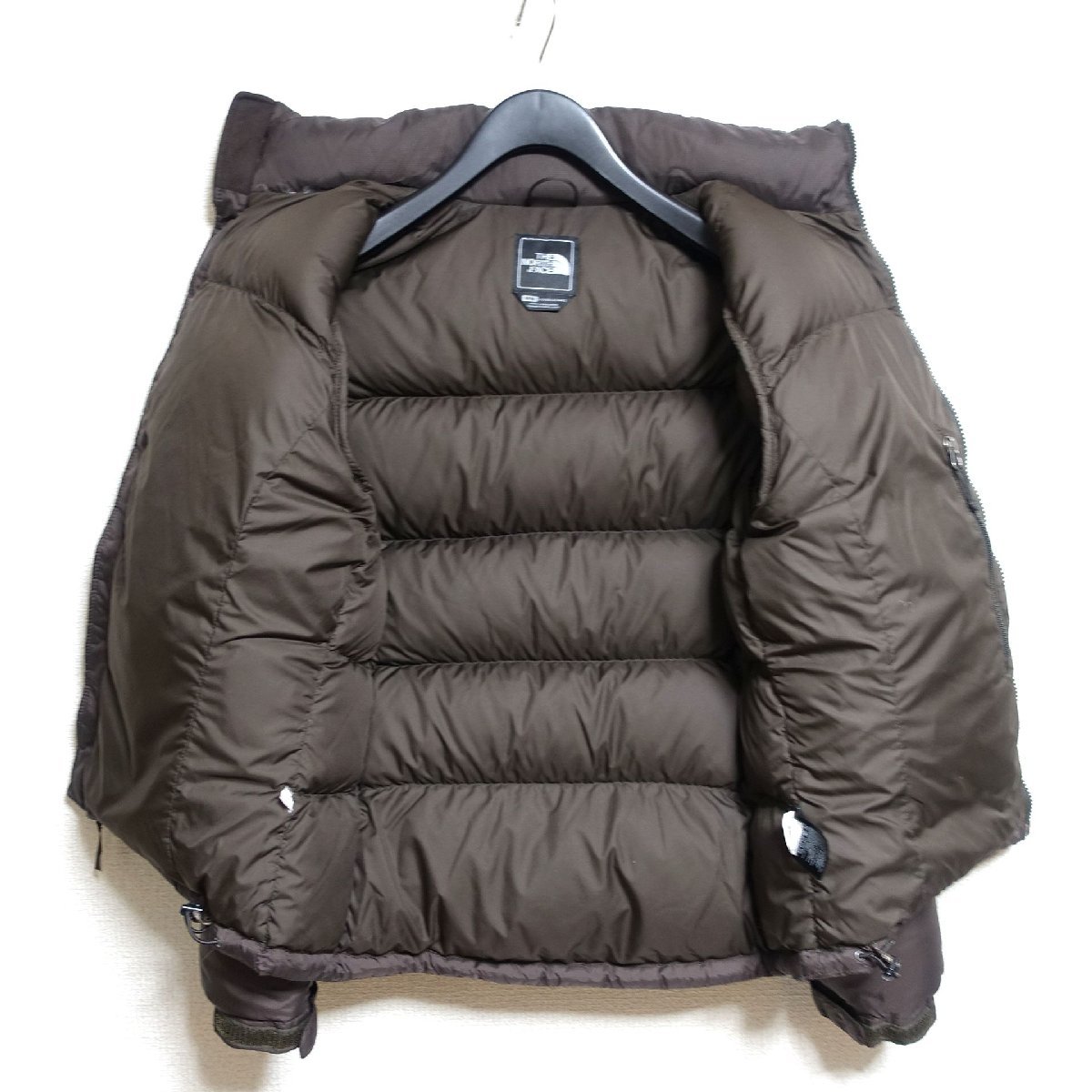 THE NORTH FACE ノースフェイス ヌプシ ダウン ジャケット 700FP レディース Mサイズ 正規品 ブラウン Z1360_画像3