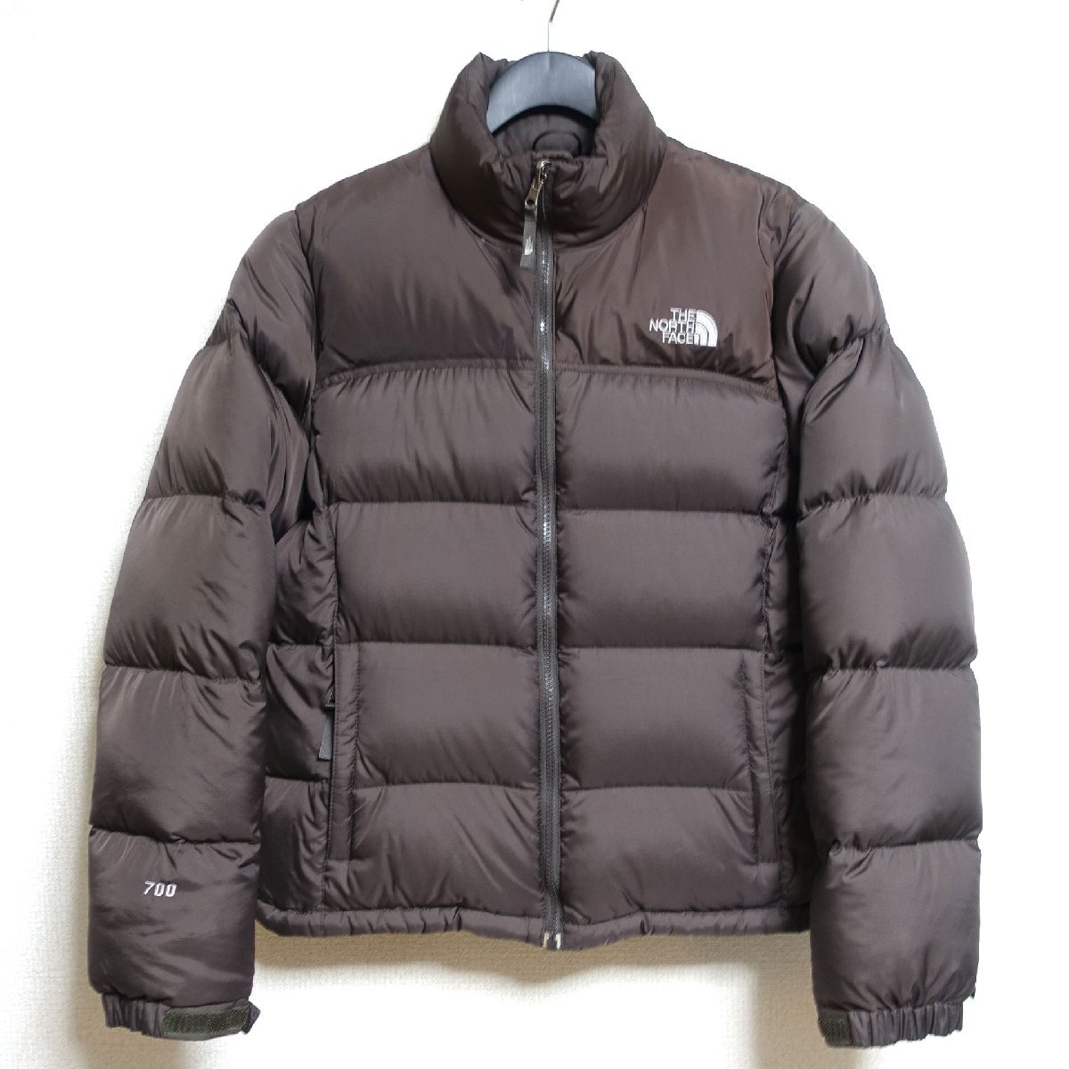 THE NORTH FACE ノースフェイス ヌプシ ダウン ジャケット 700FP レディース Mサイズ 正規品 ブラウン Z1360_画像1