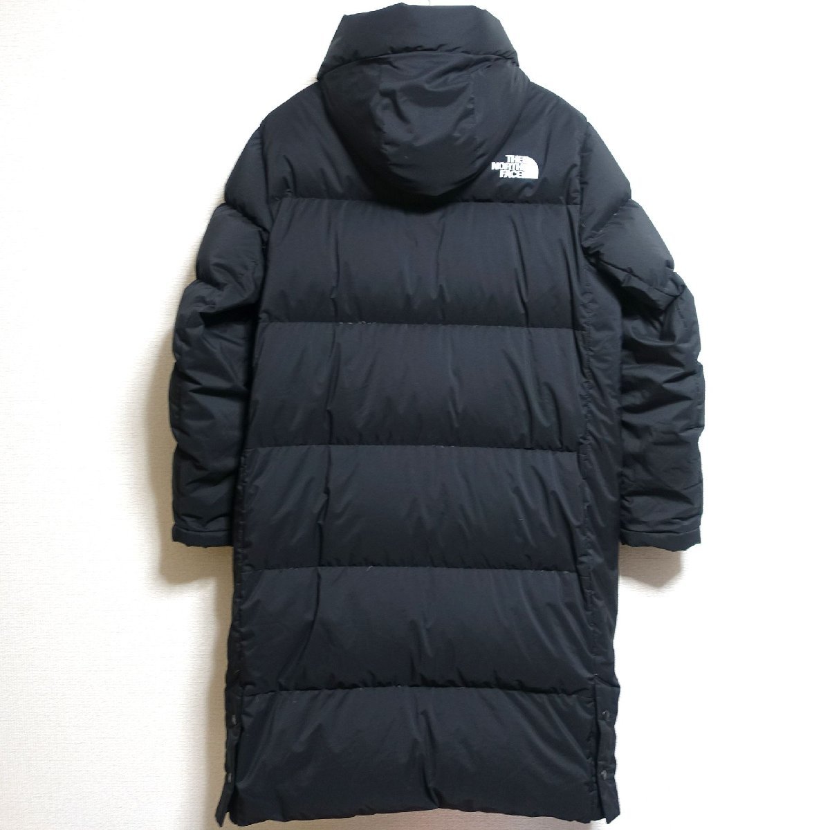 THE NORTH FACE ノースフェイス ドライベント ダウンコート ロング ダウンジャケット メンズ 2XLサイズ 正規品 ブラック Z1607_画像2