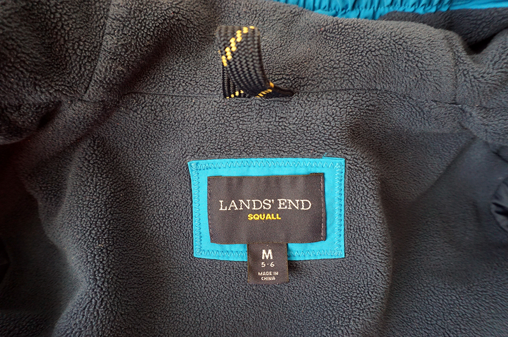 ランズエンド LAND'S END 男の子 M 5/6 110 120 防寒 ジャンパー フード付き 定価13,800円_画像5