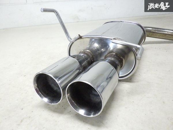  well tsuWellz Benz C200 C Class left side dual .. stainless steel rear muffler rear piece exit approximately 90φ pipe electric outlet approximately 61φ shelves H-7