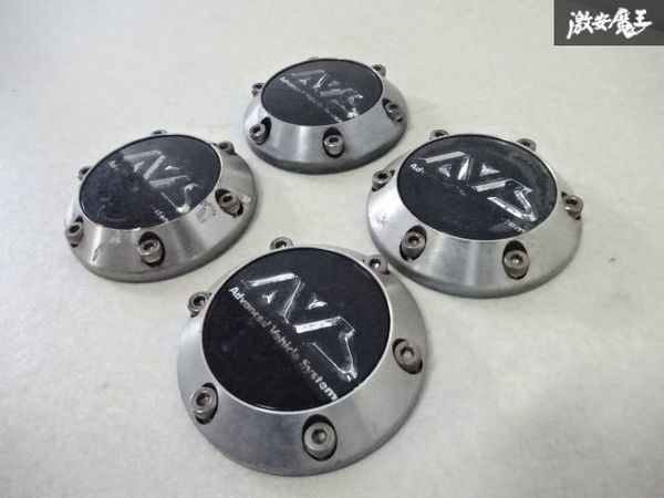 YOKOHAMA ヨコハマタイヤ AVS ホイール センター キャップ 4個 ボルト付き 外径 68㎜ 即納 訳有品 在庫有 棚9-3-Ｊ_画像3