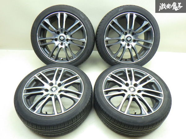 ●Weds ウェッズ RIZCEY 17インチ 7J +40 PCD 114.3 5H ハブ径 約73ｍｍ タイヤ付 215/45R17 ノア セレナ ステップワゴン MPV 棚K-6_画像1