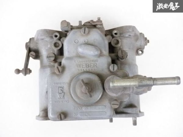 売り切り! WEBER ウェーバー 45DCOE 9 キャブレター キャブ 1基 45パイ φ45 イタリア製 当時物 旧車 ハコスカ ケンメリ S30Z 棚5-3_画像2