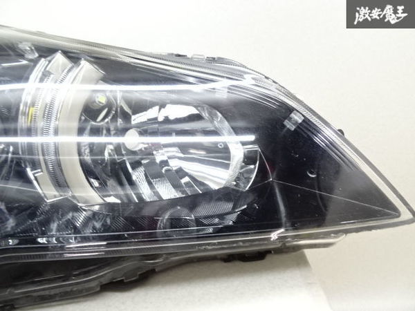 【売り切り】スバル 純正加工 BR9 レガシィ 前期 HID ヘッドライト ランプ ユニット 左右 KOITO 100-20061 イカリング点灯OK 訳有品 棚10-5_画像3