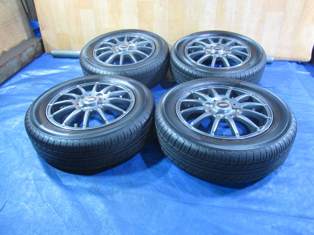 激安即決！weds TEAD 13-4B 4H/100 ET45 ＋ YOKOHAMA 155/65R13 2023年製 中古4本 ワゴンR ラパン アルト セルボ パレット ミラ T007685_画像2