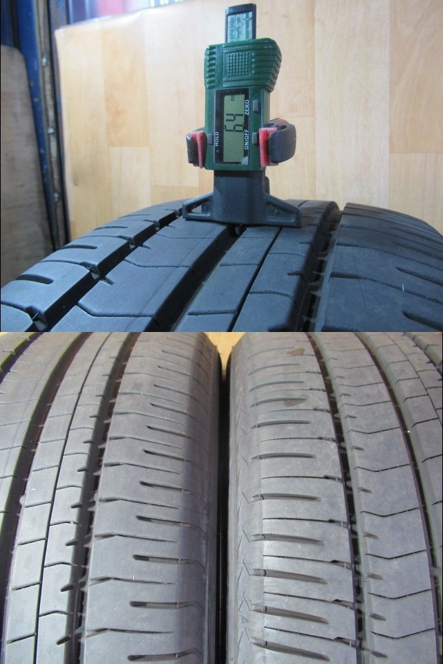 激安売切宣言！555円～！極上バリ溝9分山！BRIDGESTONE ECOPIa NH200 225/45R18 95W 2022年製 中古4本セット！T007676_画像2