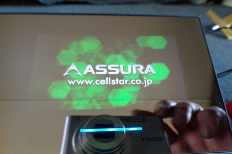 CELLSTAR セルスター GPS内臓 レーダー探知機 ミラー型 ルームミラー 24V対応 ASSURA アシュラ AR-G200M B05506-GYA80_画像2