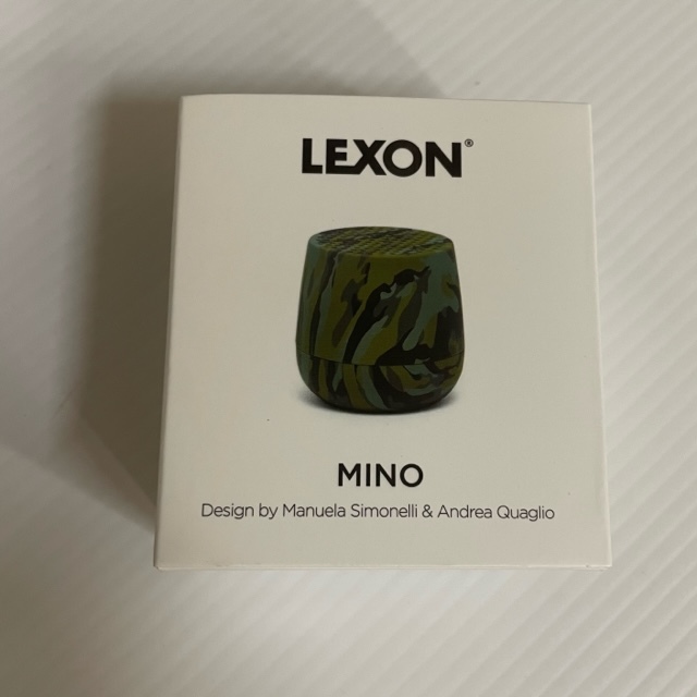 LEXON レクソン MINO Bluetoothスピーカー ⑩ LA113-CM カモフラージュ 未使用品☆GN08_画像1