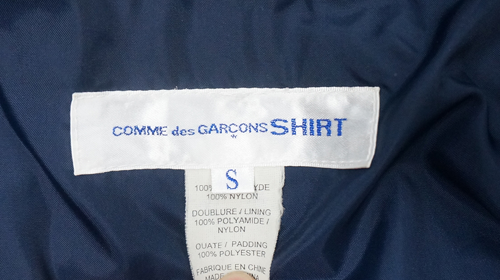 comme des garcons shirts 中綿　スキージャケット S ネイビー系 0411_画像6