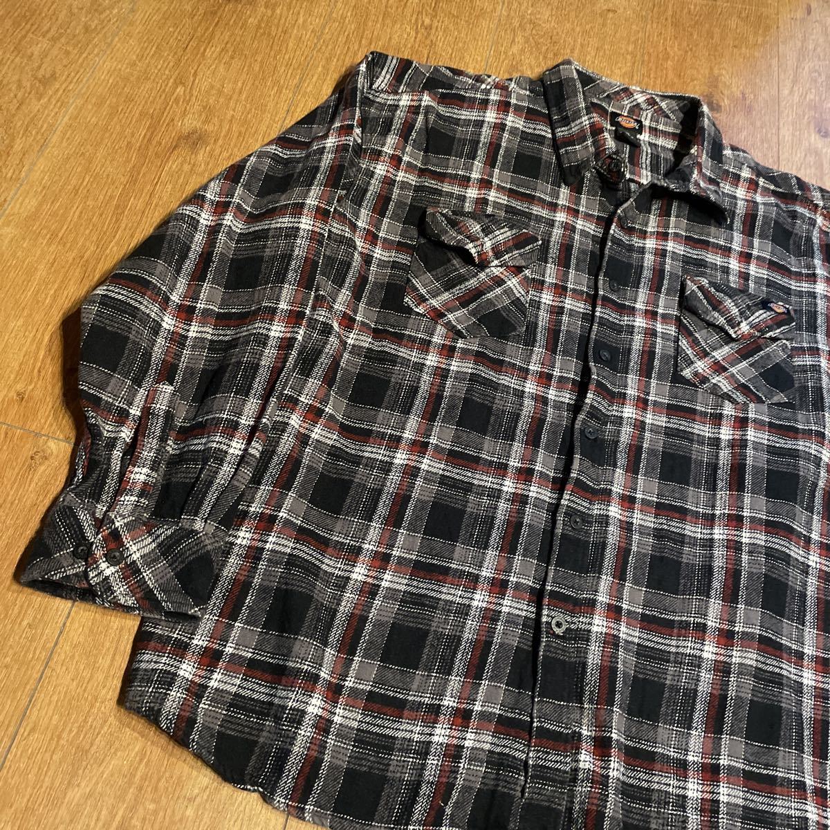 Dickies 長袖シャツ ネルシャツ SIZE 4XL_画像2