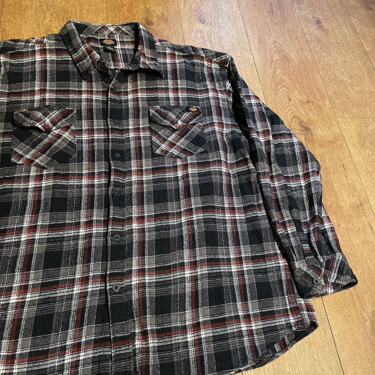 Dickies 長袖シャツ ネルシャツ SIZE 4XL_画像3