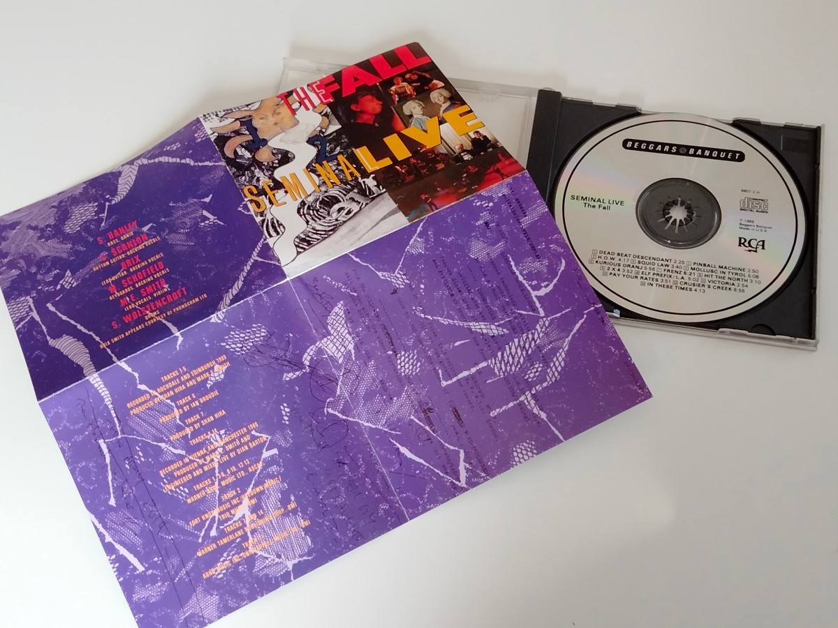 THE FALL / SEMINAL LIVE CD BEGGARS BANQUET US 9807-2H 89年STUDIO&LIVE作,ザ・フォール,Mark E.Smith,Victoria(Kinks),Hit The North,_画像3