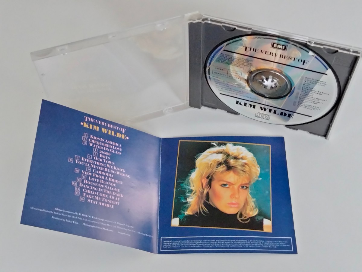 【87年リマスターUK盤/良好品】The Very Best Of KIM WILDE CD EMI CDP748023-2 キム・ワイルド,Kids In America,Love Blonde,_画像4