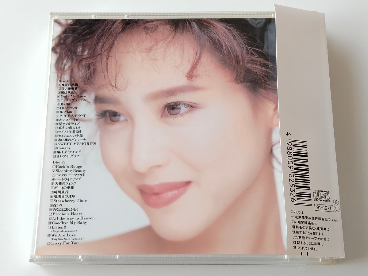 松田聖子 / Bible 帯付2枚組CD SRCL2253/4 91年初回盤,裸足の季節,風立ちぬ,SWEET MEMORIES,Rock'n Rouge,天使のウィンク,白いパラソル,_画像2